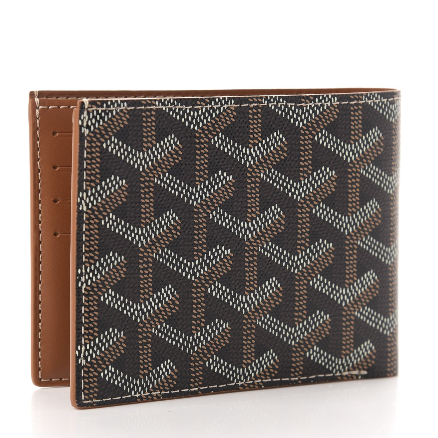 Goyard Goyardine Bi-Fold Victoire PM Wallet Black Gold 3 of 8