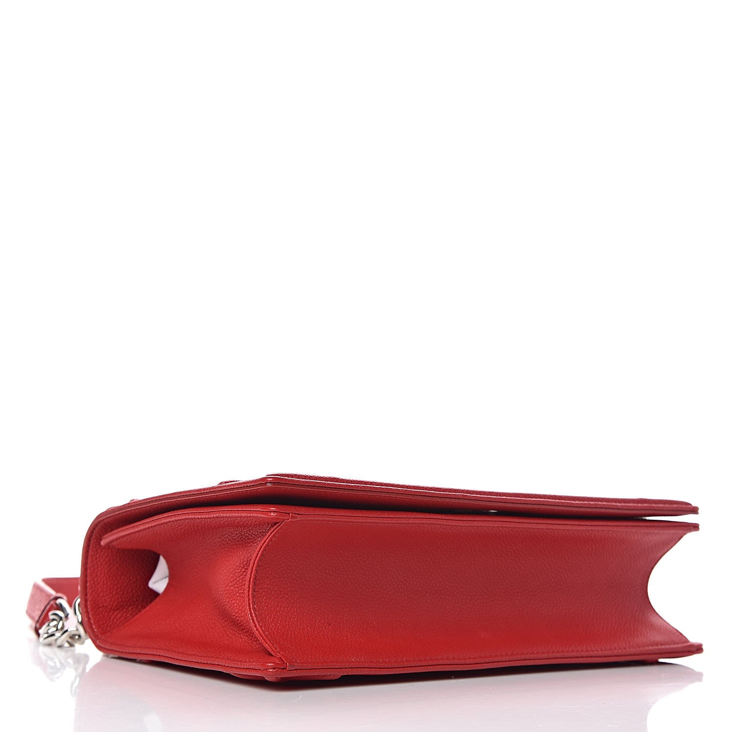 Christian Dior Grained Calfskin Medium Diorama Flap Bag Red 4 of 10