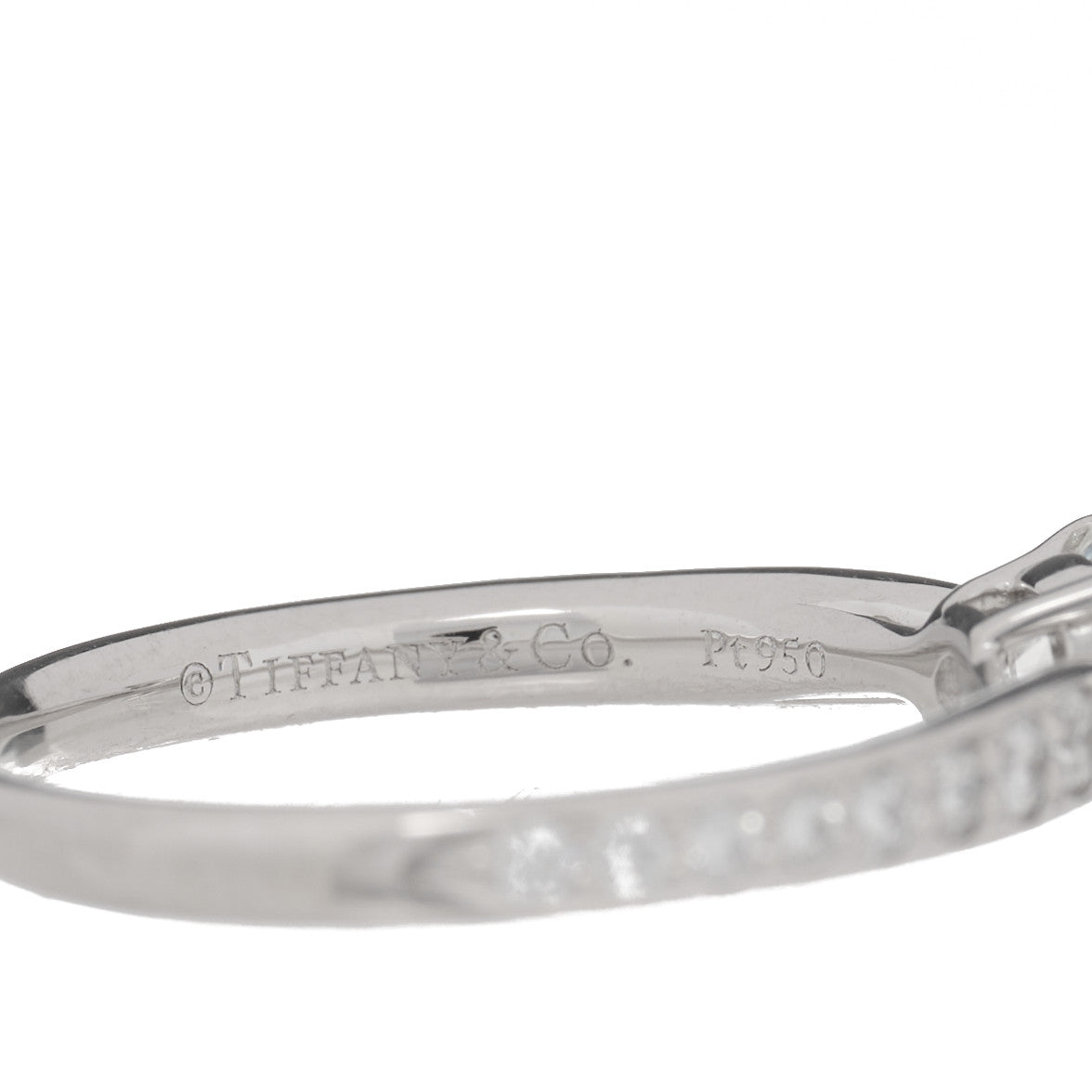 Platinum Diamond .34ct Round Brilliant Harmony Engagement Ring 47 4