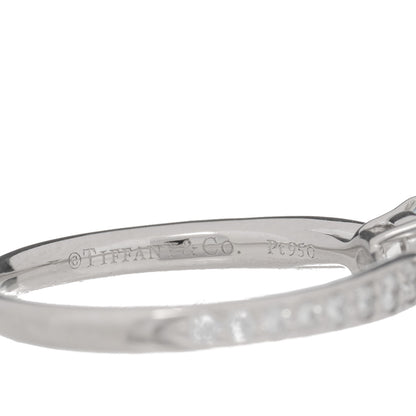 Tiffany Platinum Diamond .34ct Round Brilliant Harmony Engagement Ring 47 4 6 of 7