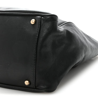 Chanel Lambskin Camellia Tote Black 10 of 10