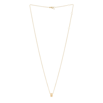 Chanel 18K Yellow Gold Coco Crush Small Round Pendant Necklace 3 of 7