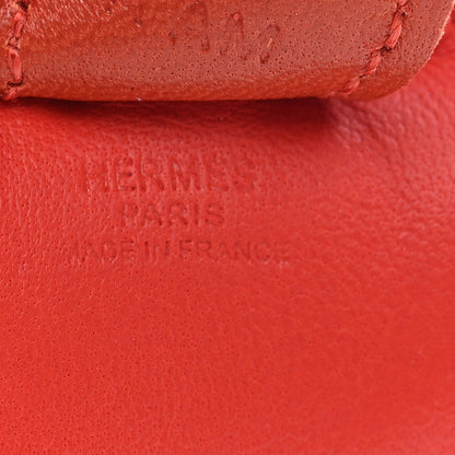 Hermes Milo Lambskin Grigri Rodeo Horse Bag Charm PM Capucine Celeste Cornaline 3 of 4
