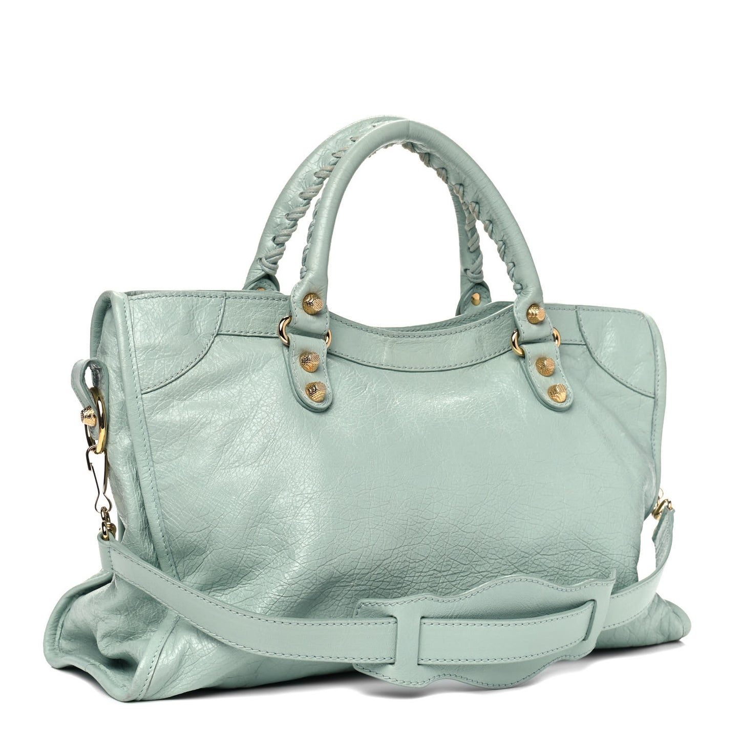 Agneau Giant 12 Gold Hardware City Vert Jade