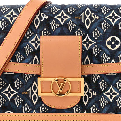 Louis Vuitton Jacquard Since 1854 Dauphine MM Blue 8 of 12