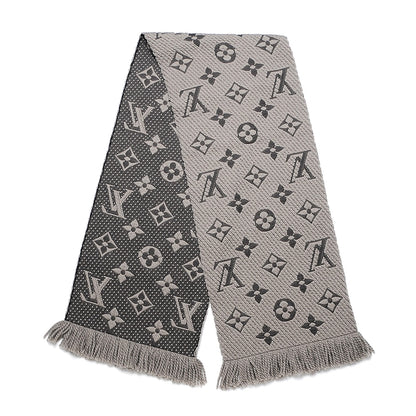 Louis Vuitton Wool Silk Logomania Scarf Verone 3 of 4