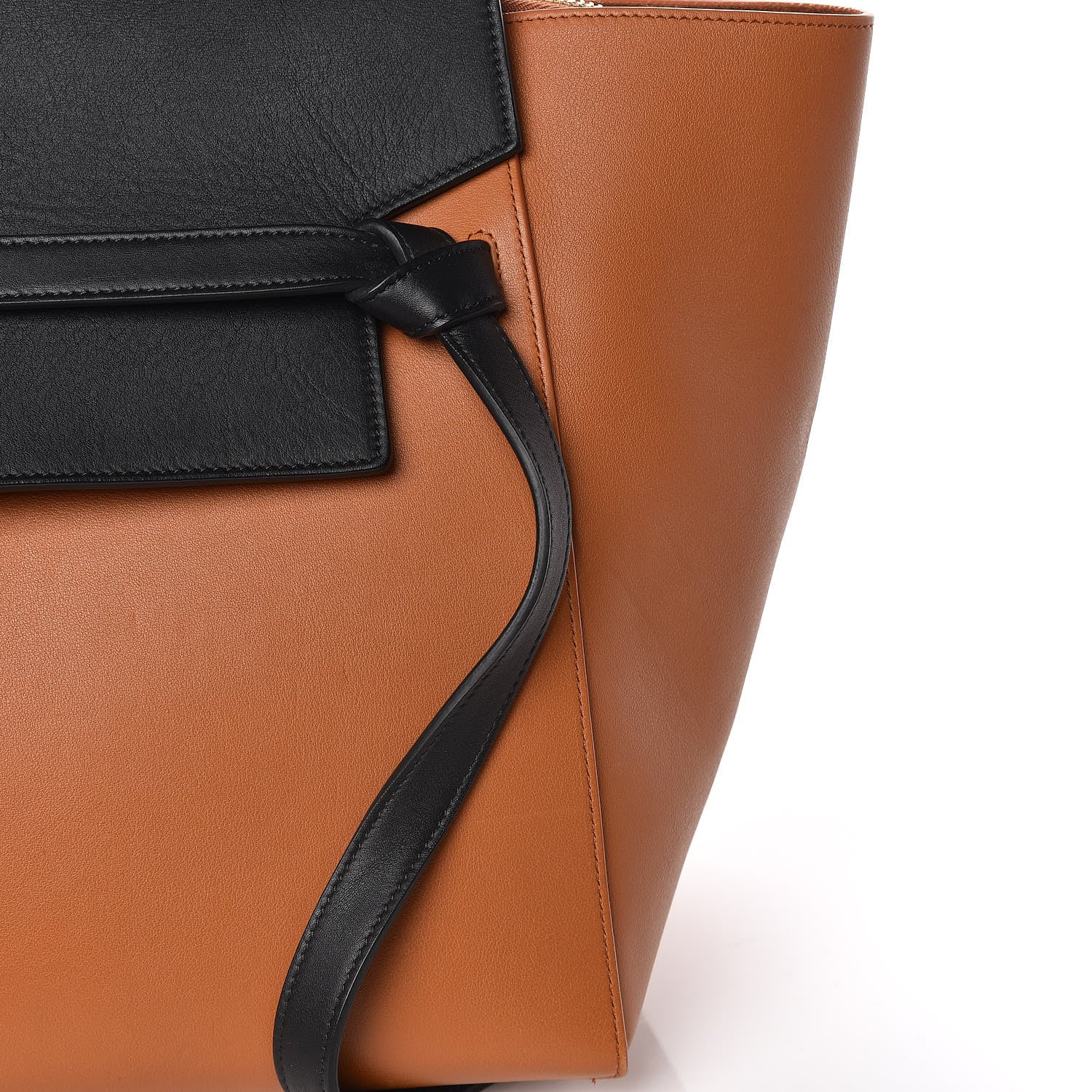 Celine Smooth Calfskin Large Bi-Color Belt Bag Tan 15 of 17