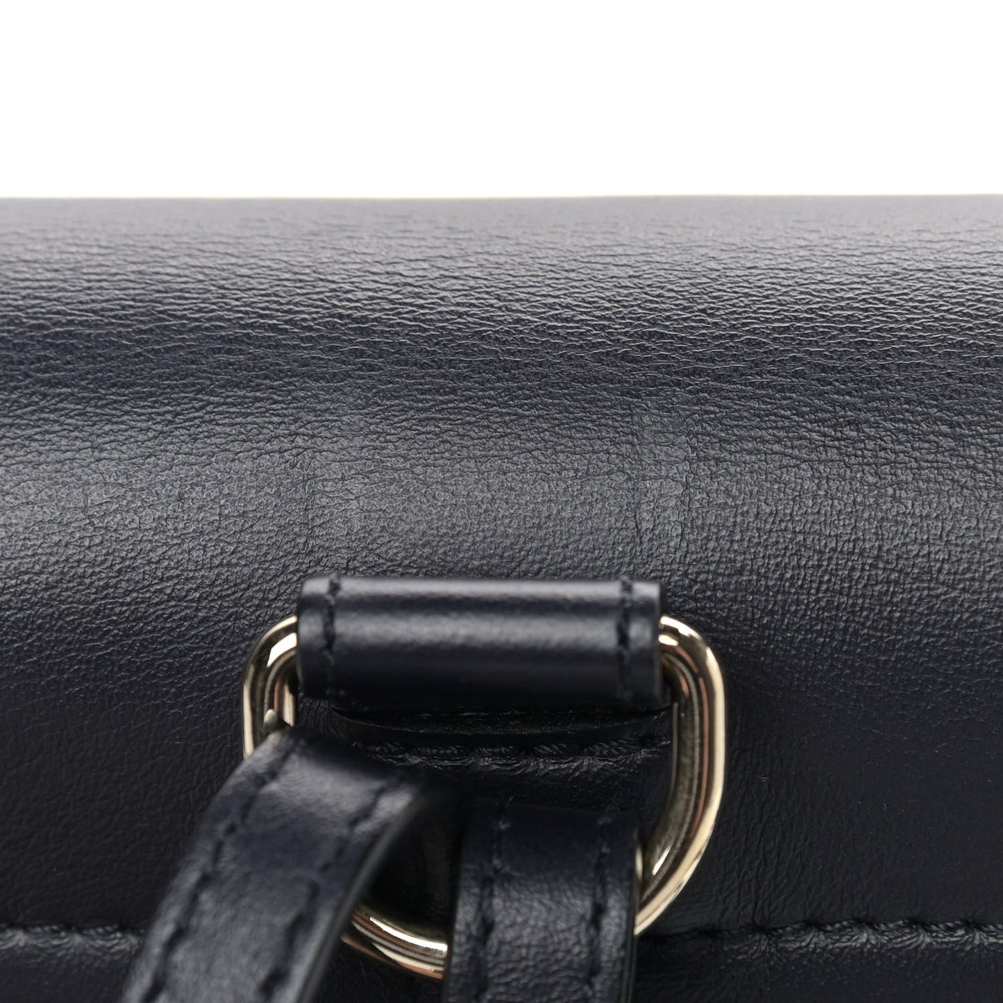 Calfskin Quilted Mini Faye Backpack Black