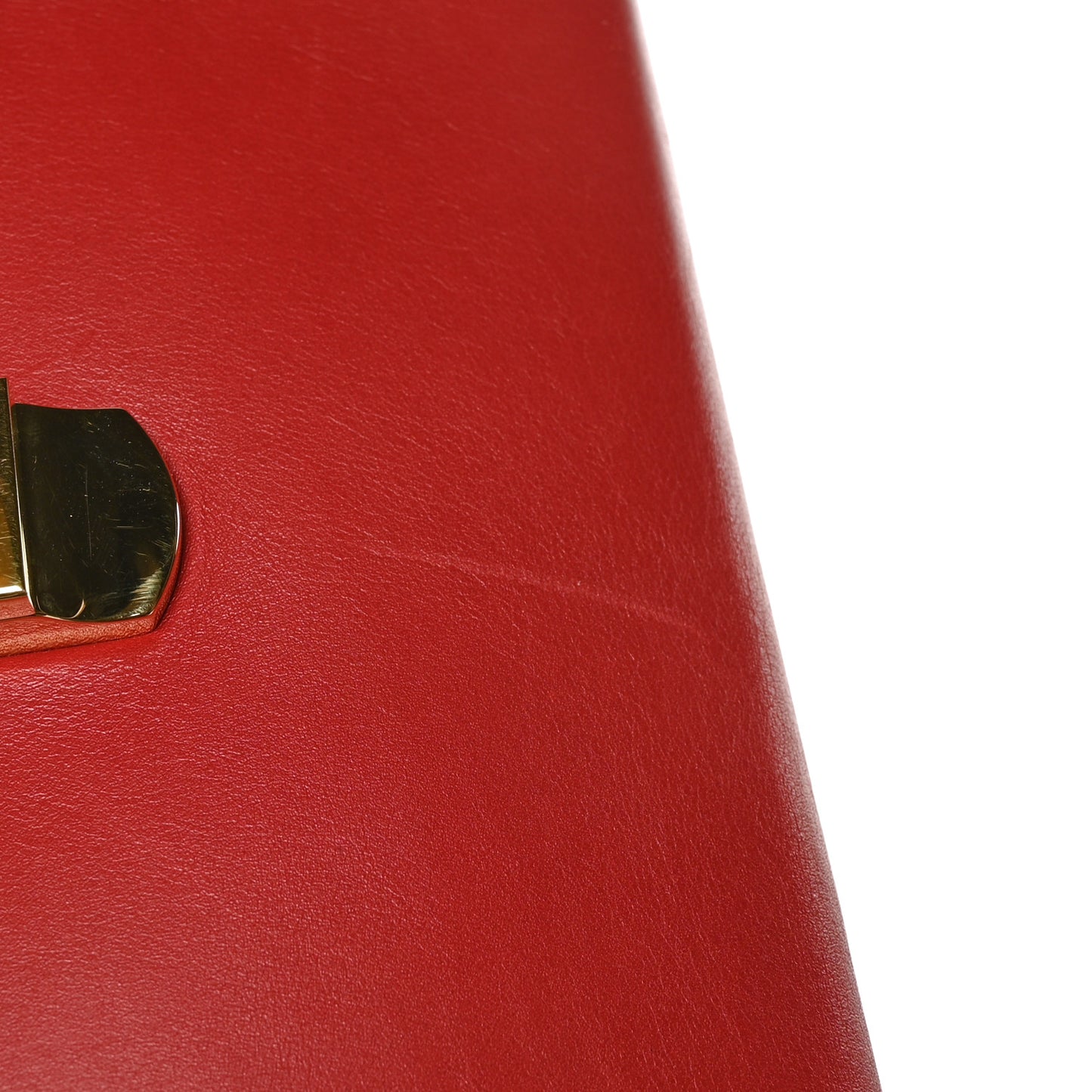 Calfskin Maxi Sylvie Clutch Red