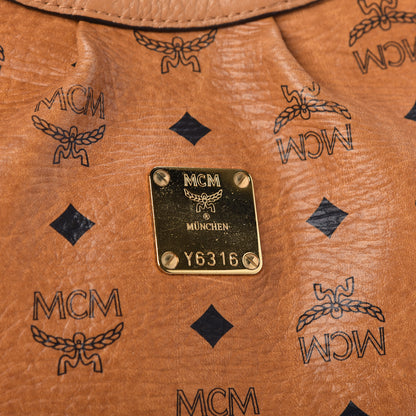 MCM Visetos Hobo Cognac 10 of 14