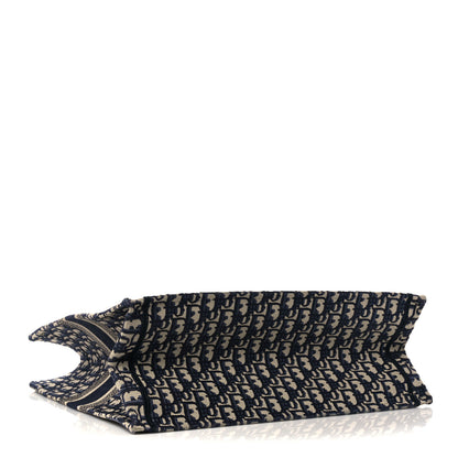 Christian Dior Oblique Large Book Tote Blue Multicolor 3 of 10