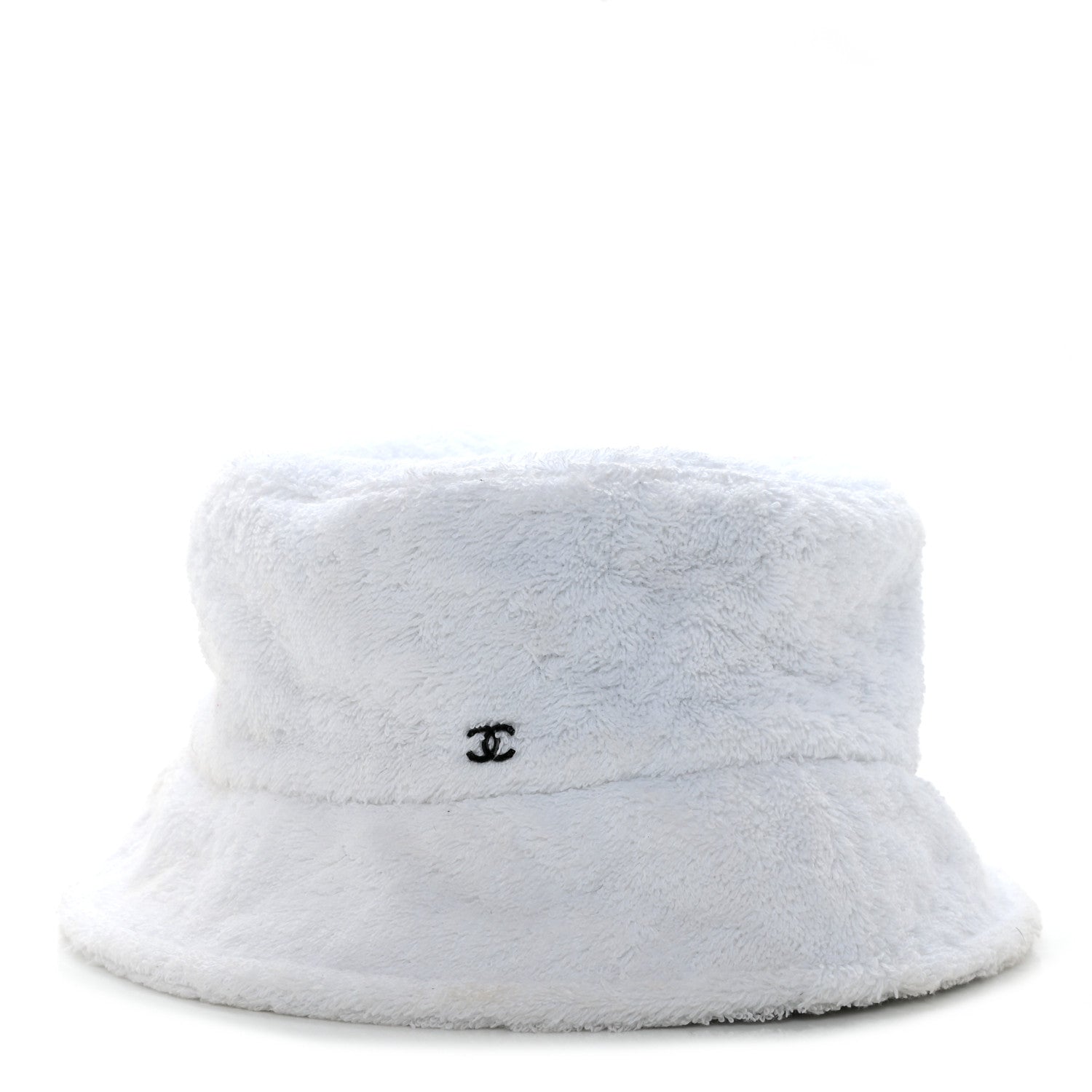 Chanel Terry Cloth CC Bucket Hat L White 1 of 7