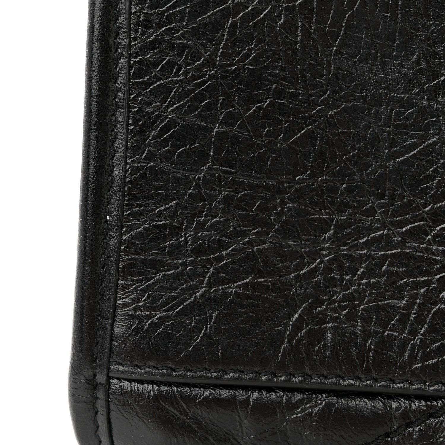 Saint Laurent Crinkled Calfskin Matelasse Monogram Large Niki Shopper Tote Black 14 of 17