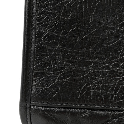 Saint Laurent Crinkled Calfskin Matelasse Monogram Large Niki Shopper Tote Black 14 of 17