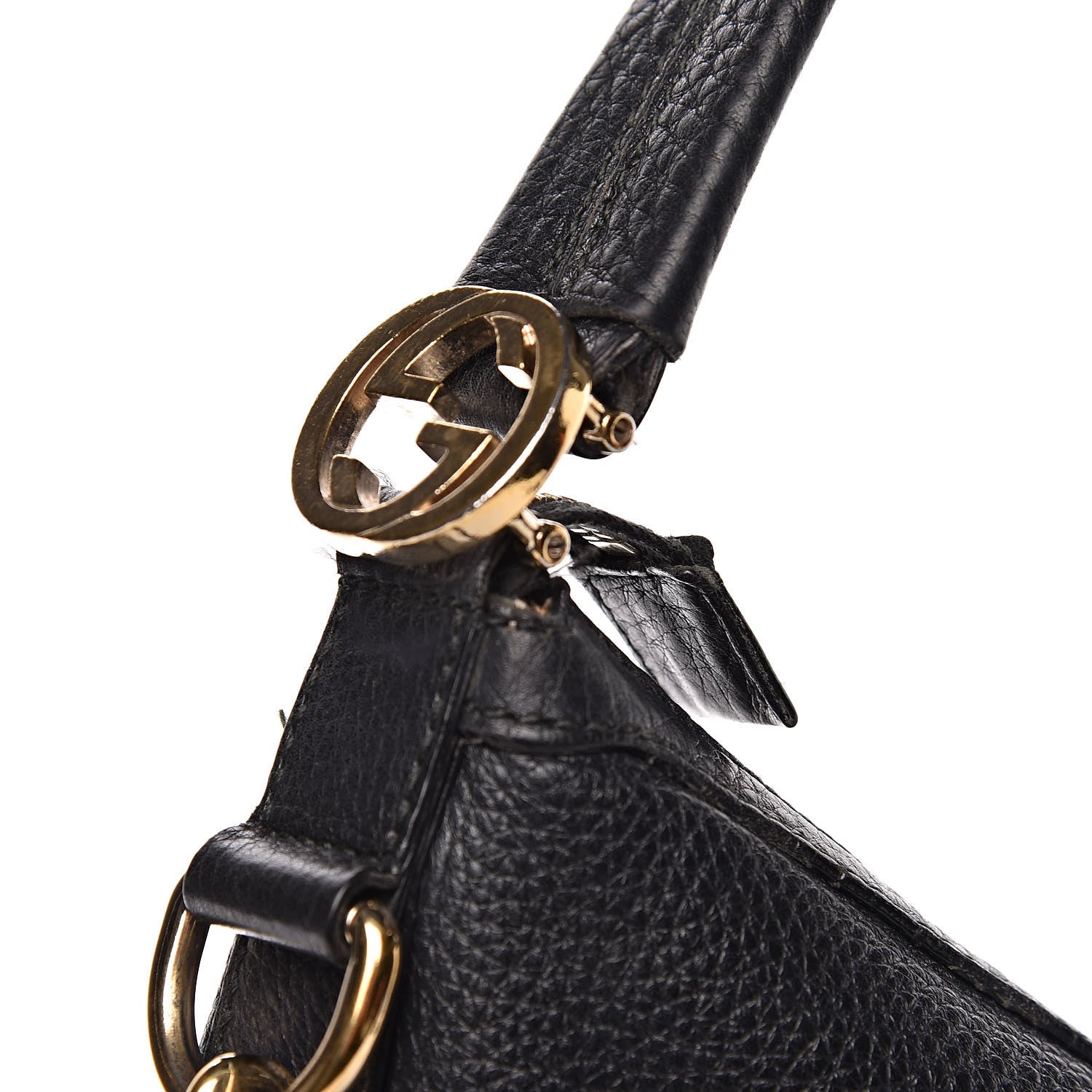 Gucci Pebbled Calfskin Small Miss GG Hobo Black 16 of 18