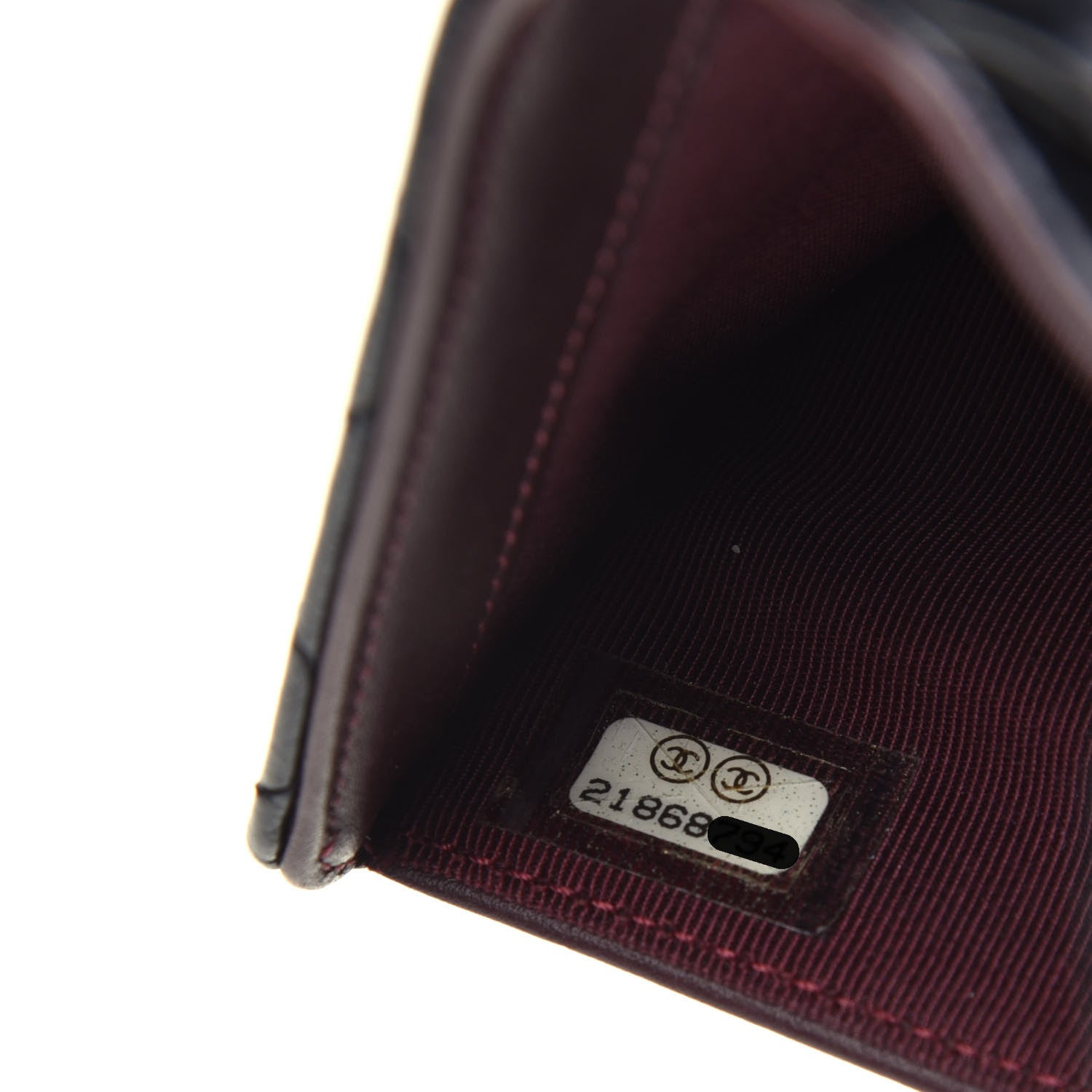 Chanel Caviar Quilted Zipped Pocket Wallet Black 7 of 7
