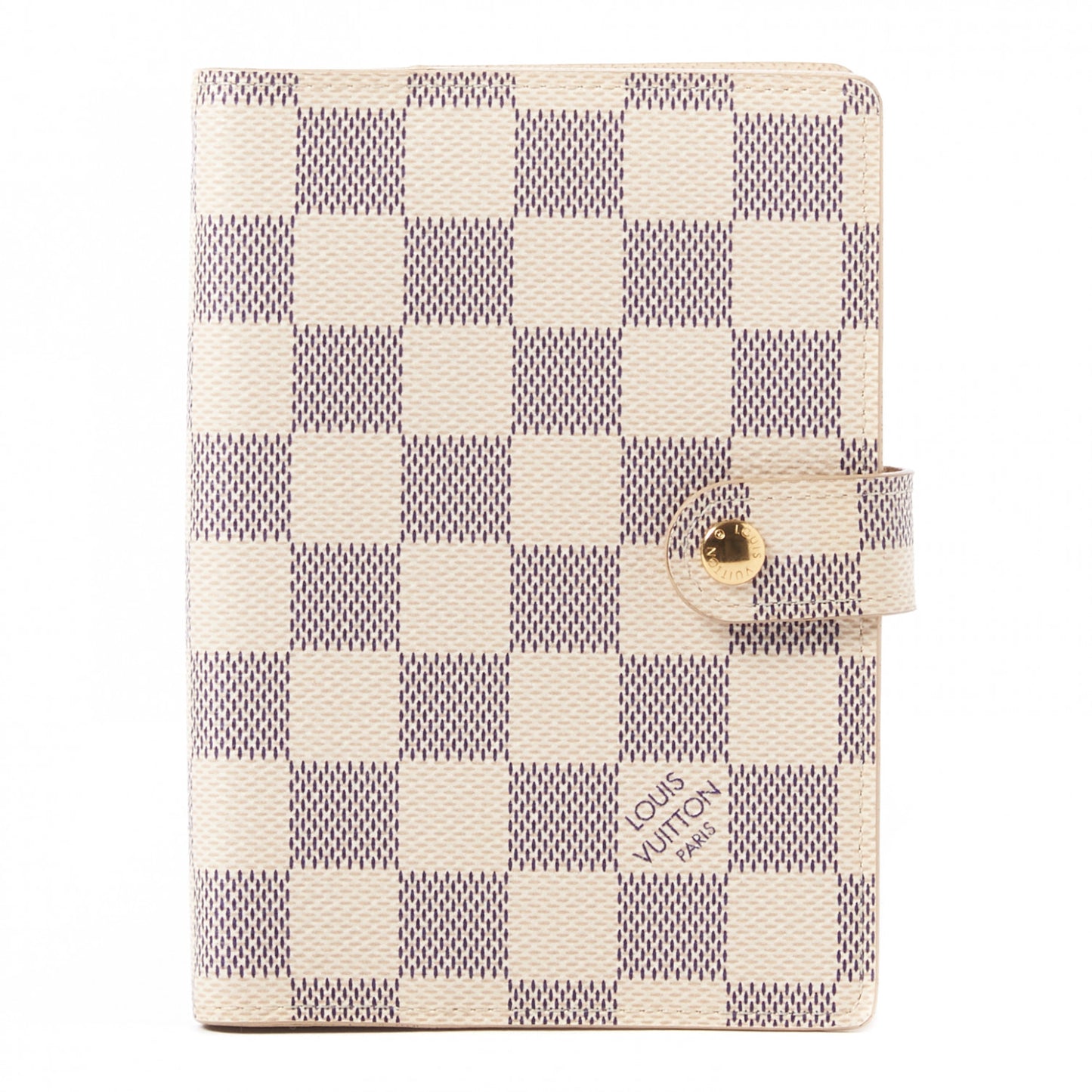 Damier Azur Small Ring Agenda Cover