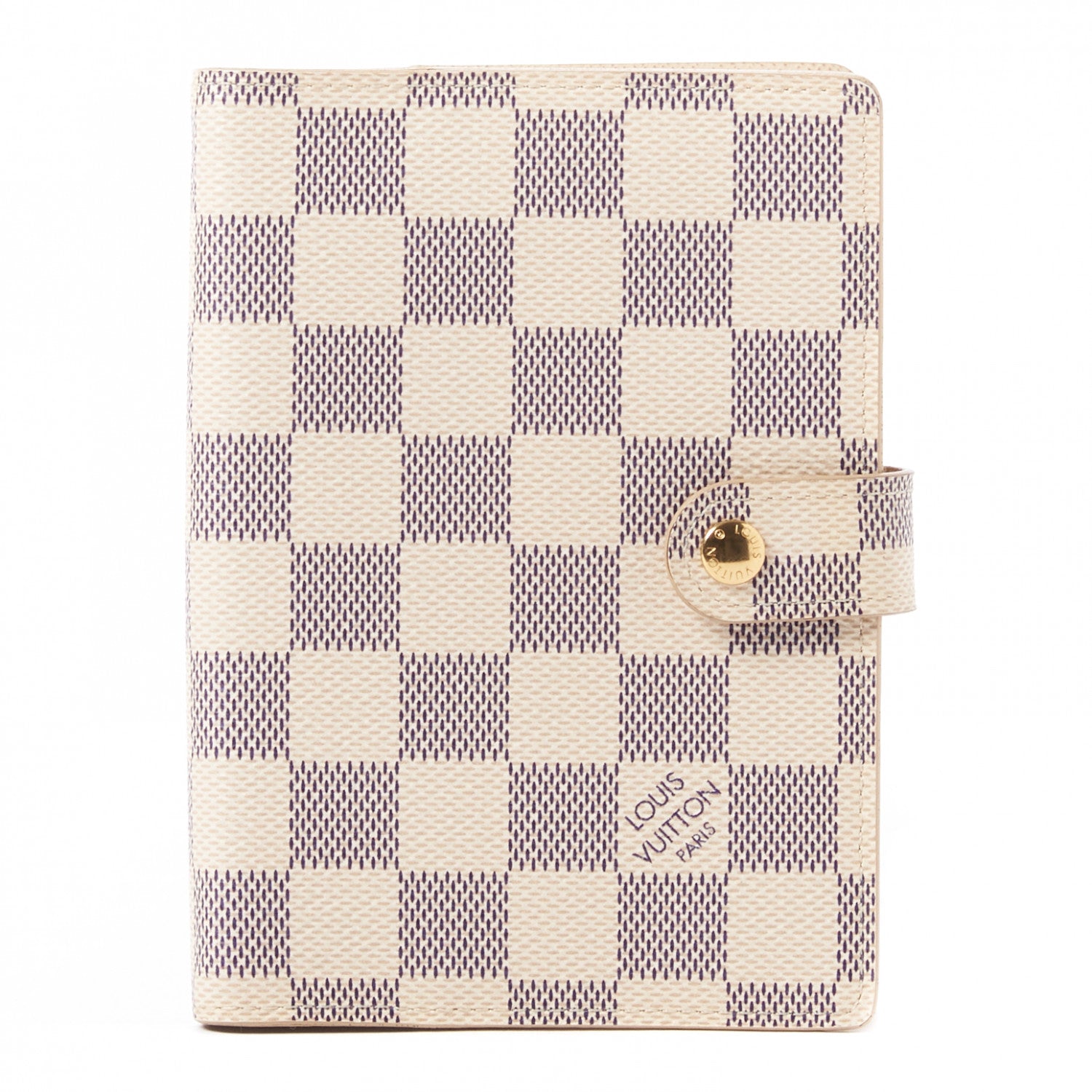 Louis Vuitton Damier Azur Small Ring Agenda Cover 1 of 8
