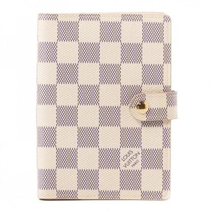 Louis Vuitton Damier Azur Small Ring Agenda Cover 1 of 8