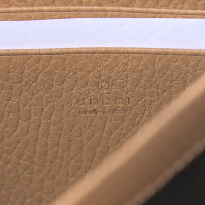 Gucci Dollar Calfskin Crystal Mini Dionysus Chain Wallet Natural Tan Black Diamond 6 of 9