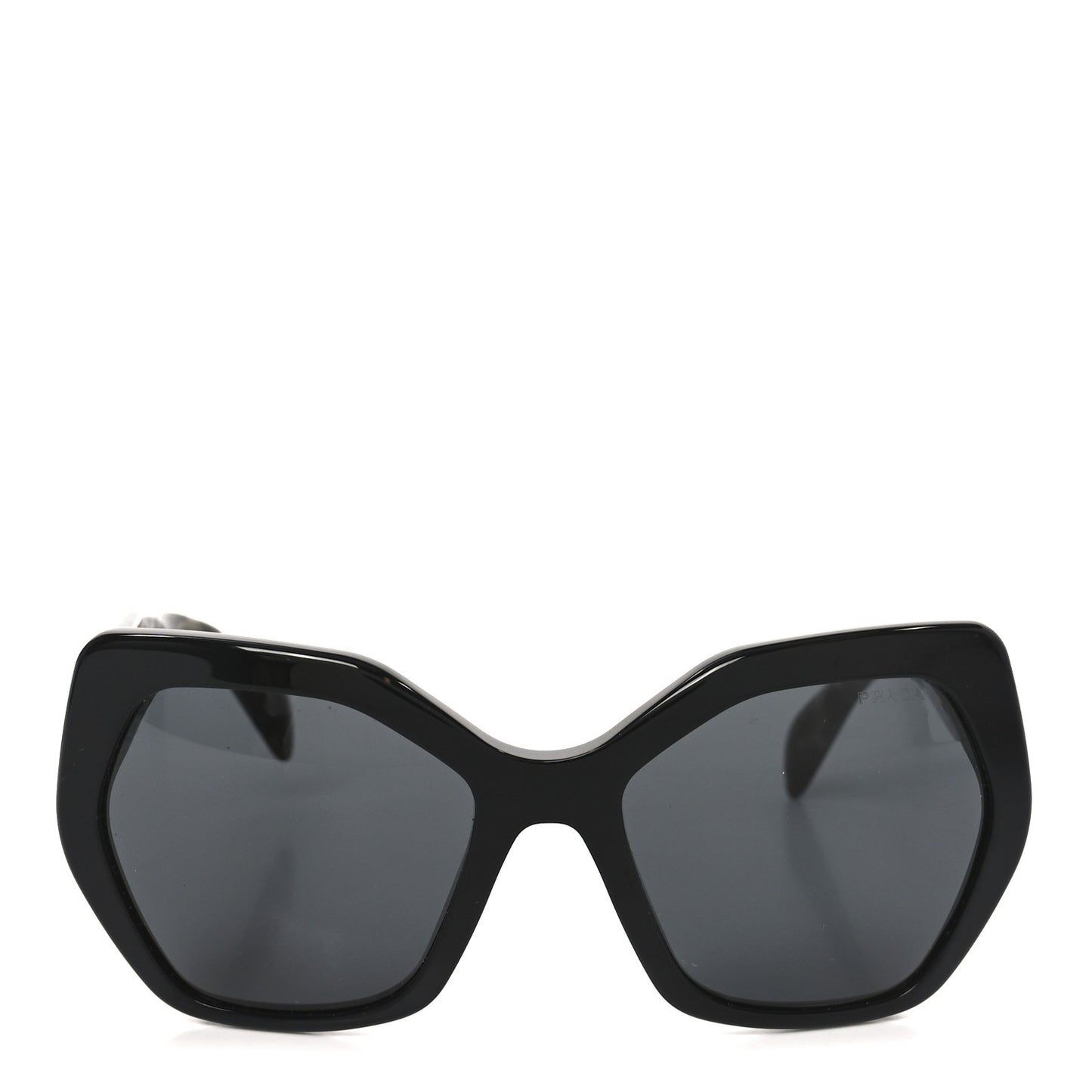 Acetate Sunglasses SPR 16R Black Tortoise Grey