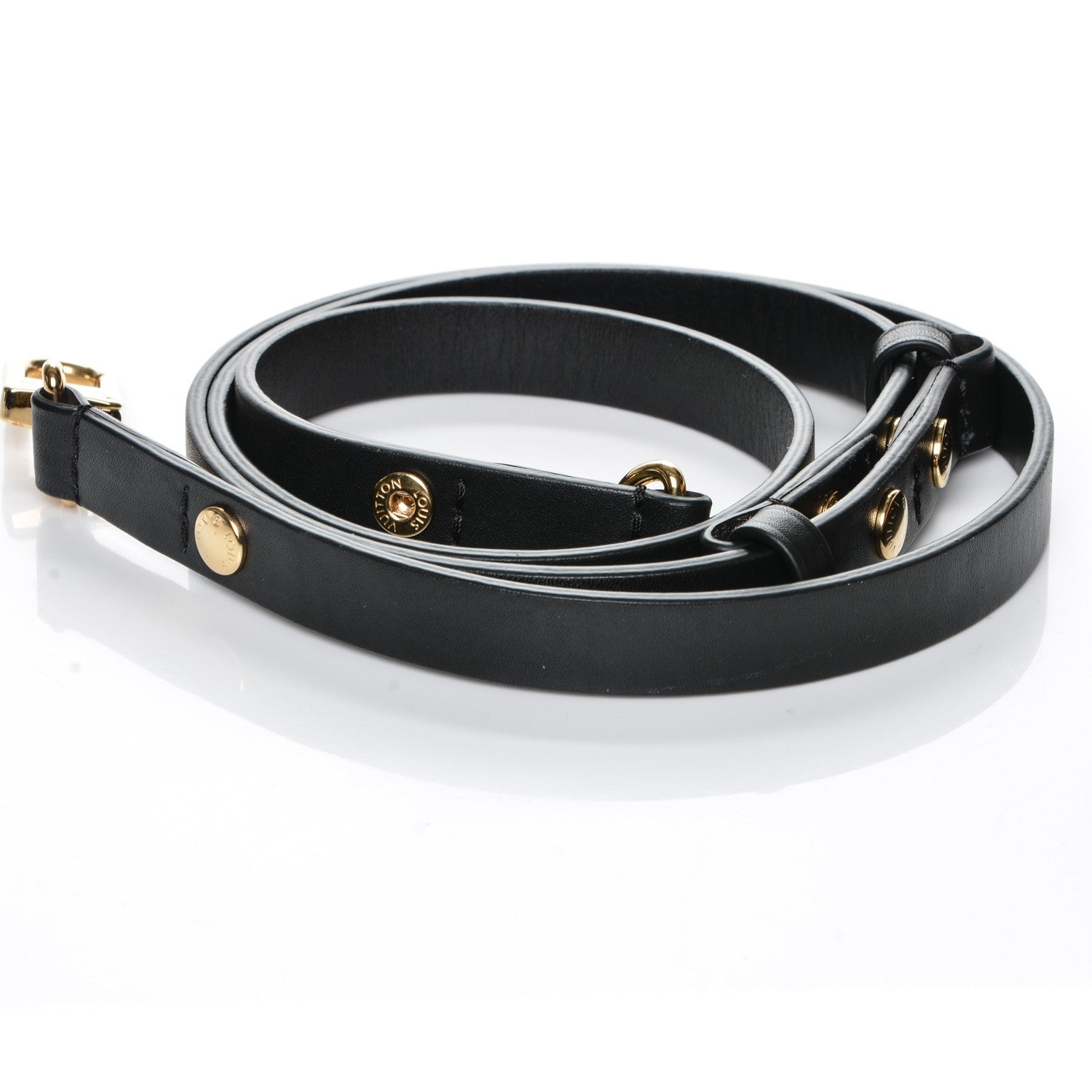 Louis Vuitton Calfskin Neo Noe Shoulder Strap Black 3 of 4
