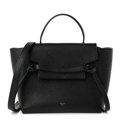 Celine Grained Calfskin Micro Belt Bag Black 1 of 11