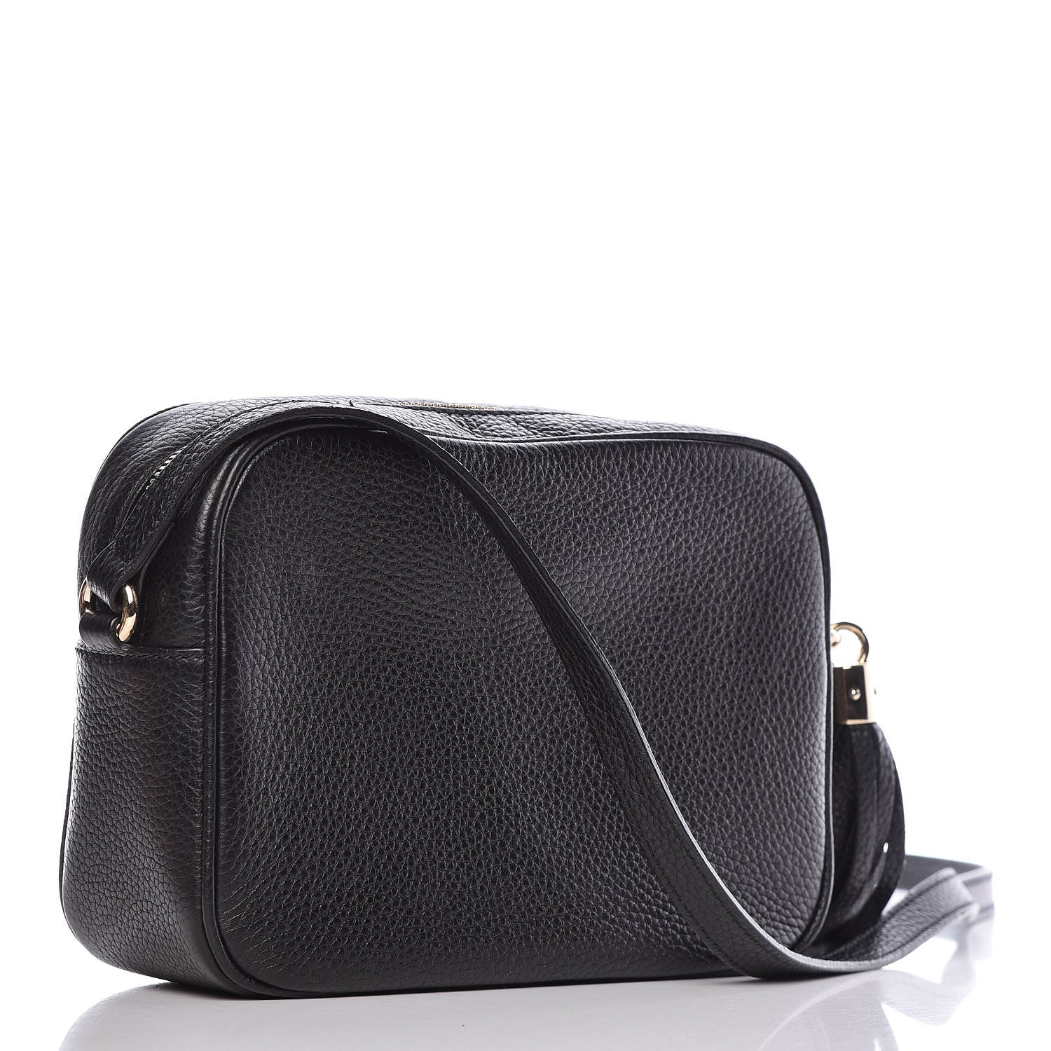 Gucci Pebbled Calfskin Small Soho Disco Bag Black 3 of 12