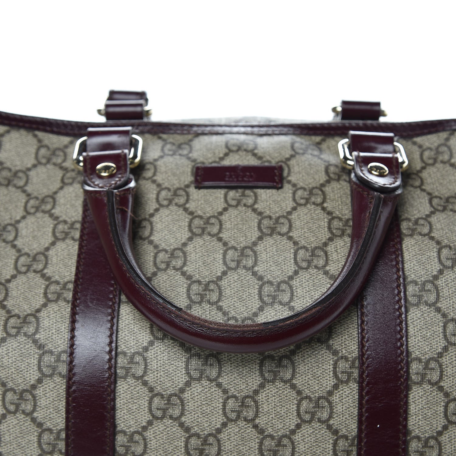 Gucci GG Plus Monogram Medium Joy Boston Bordeaux 10 of 14