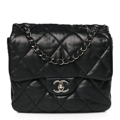 Chanel Lambskin Quilted Mini Chanel 3 Flap Black 1 of 9