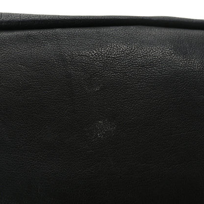 Chanel Calfskin Diamond Stitch Accordion Flap Black 10 of 10