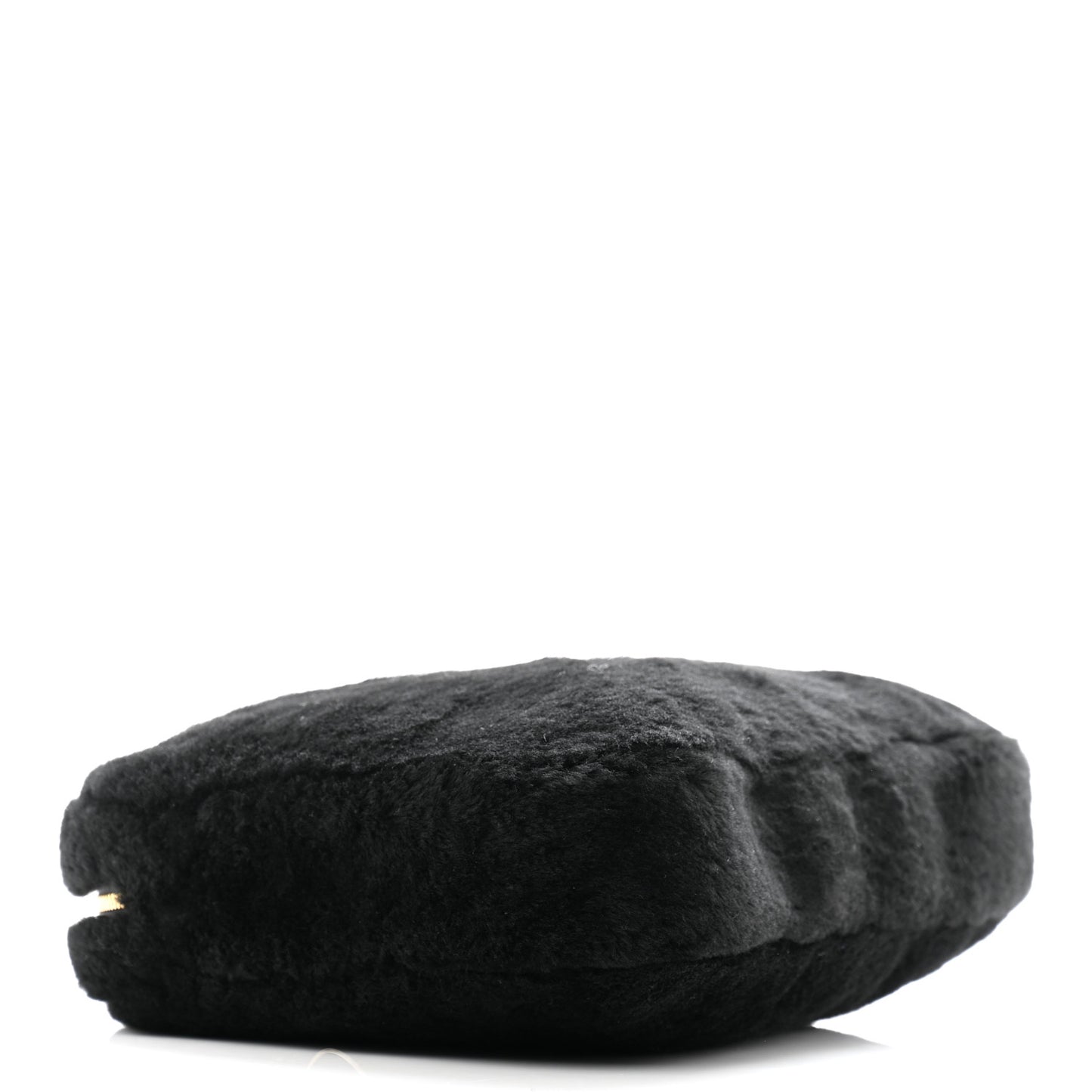 Fur CC Flat Mules 41 Black