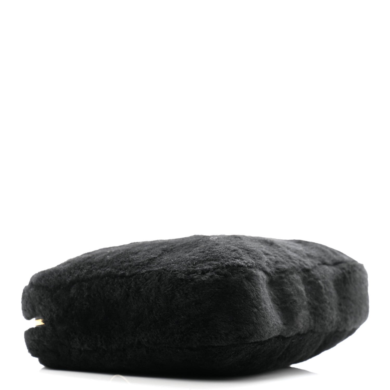 Chanel Fur CC Flat Mules 41 Black 12 of 14