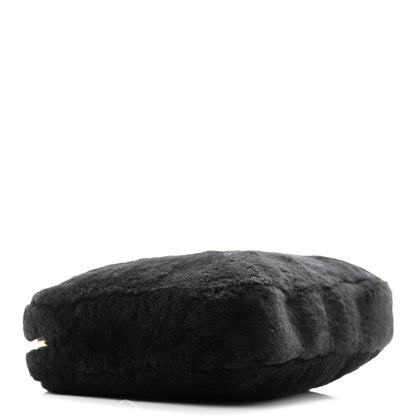Chanel Fur CC Flat Mules 41 Black 12 of 14