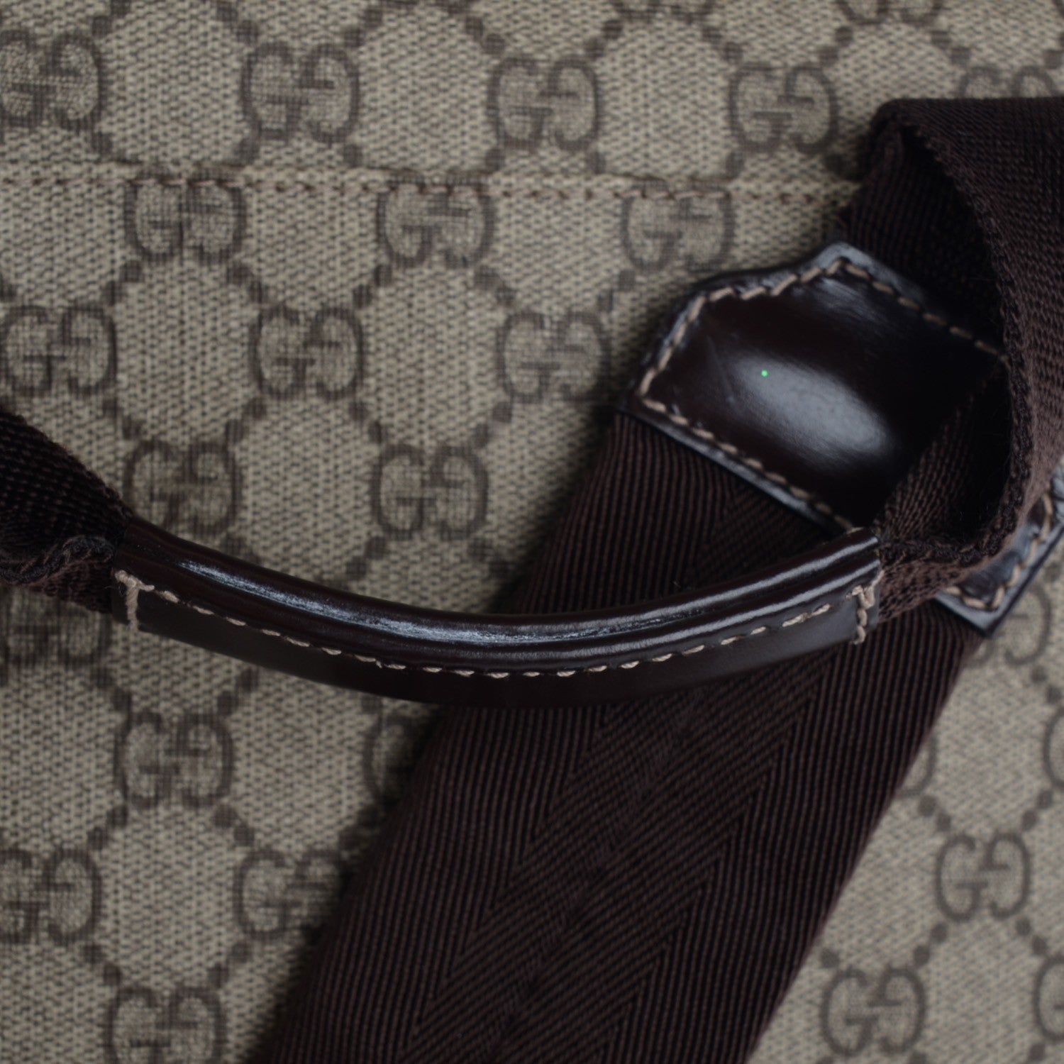 Gucci GG Plus Monogram Interlocking G Medium Backpack Dark Brown 7 of 11