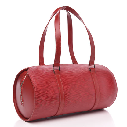 Louis Vuitton Epi Soufflot Castillan Red 4 of 9