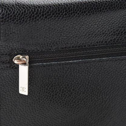 Chanel Caviar Timeless CC Wallet On Chain WOC Black 12 of 13