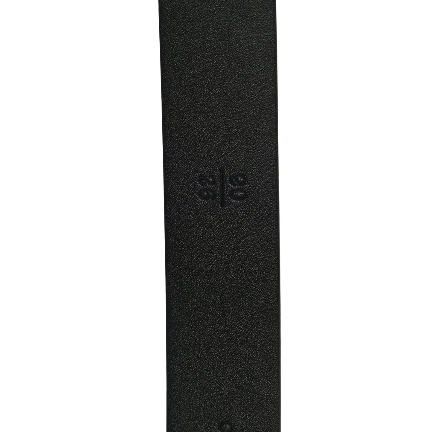 Lambskin Chain Logo Belt 90 36 Black