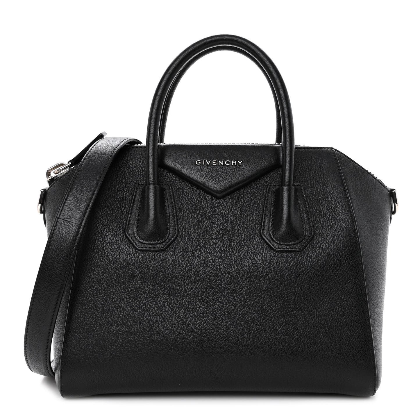 Sugar Goatskin Small Antigona Black