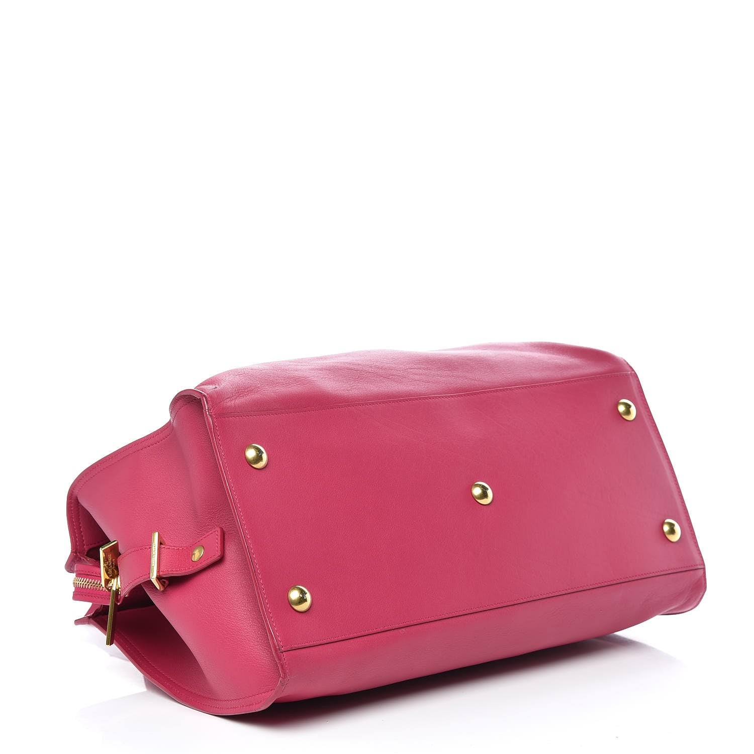 Saint Laurent Calfskin Medium Classic Y Cabas Fuchsia 4 of 19