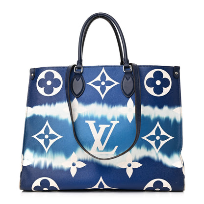 Louis Vuitton Monogram Escale Onthego GM Blue 1 of 15