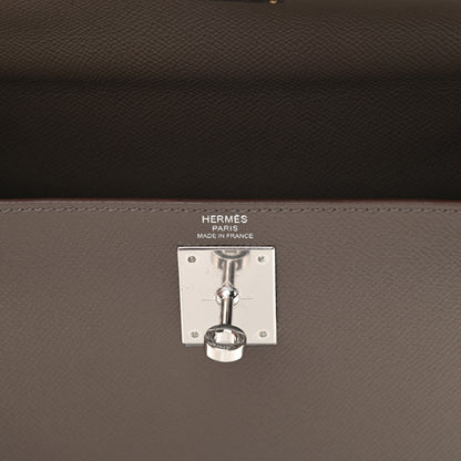 Hermes Epsom Kelly Sellier 28 Etain 6 of 11