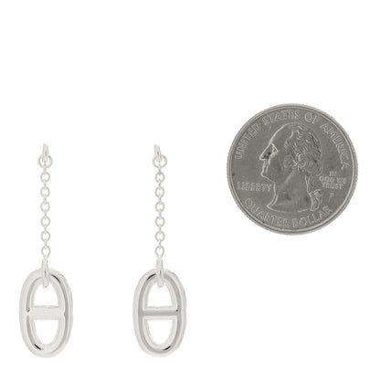 Hermes Sterling Silver Farandole Drop Earrings 2 of 5