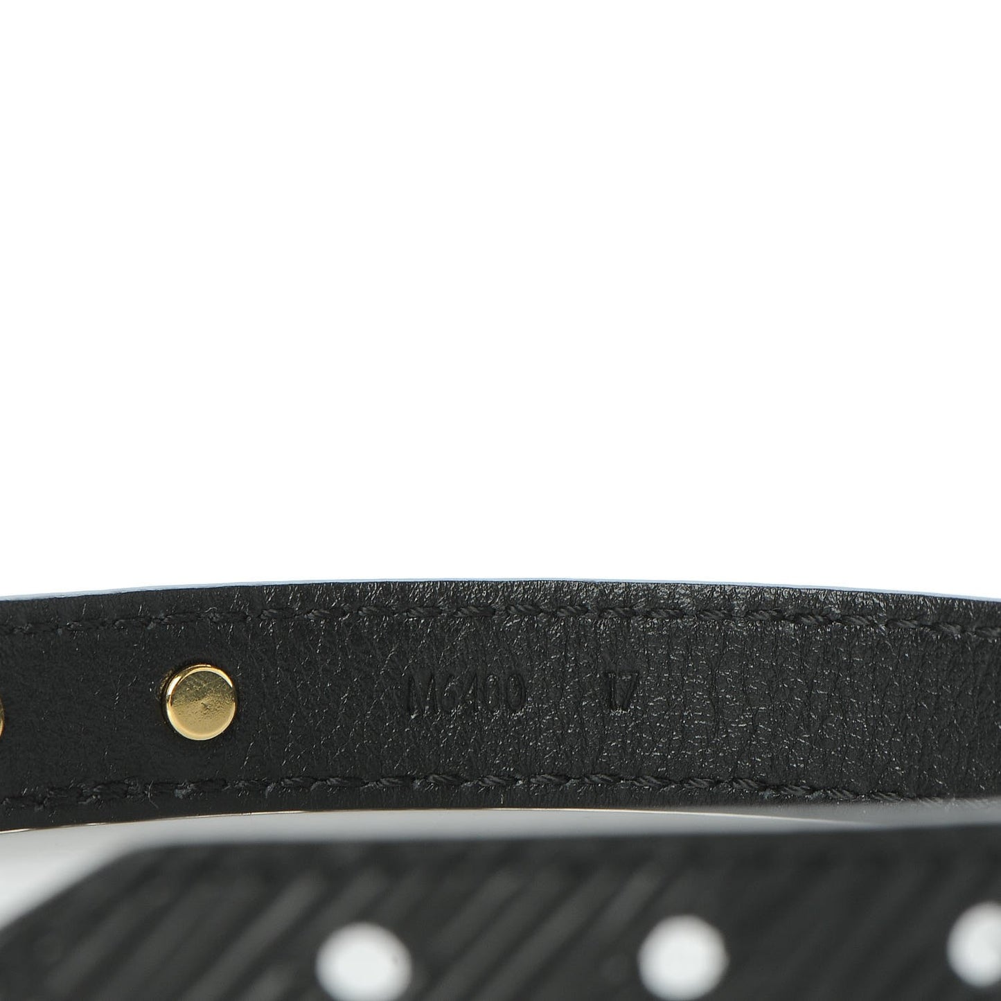 Epi Twist It Bracelet 17 Black
