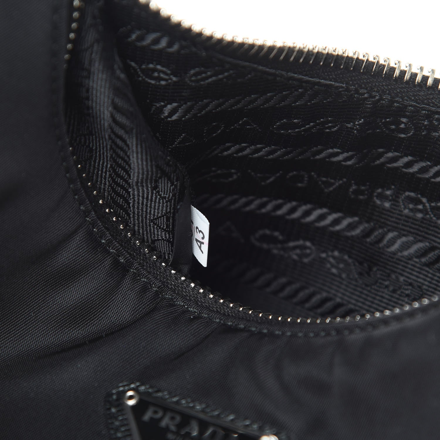 Prada Nylon Re-Edition 2005 Shoulder Bag Black 8 of 13
