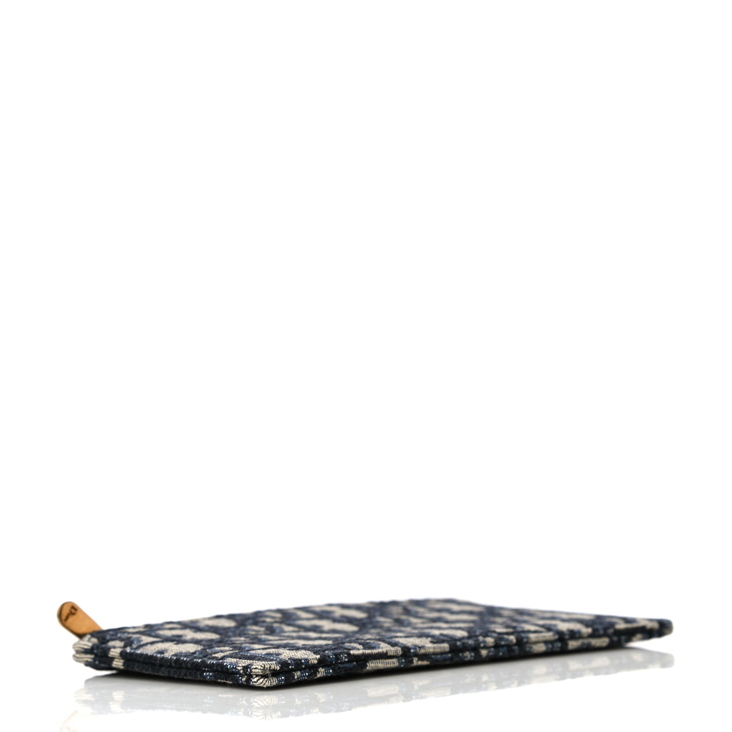 Oblique Saddle Chain Long Wallet Blue