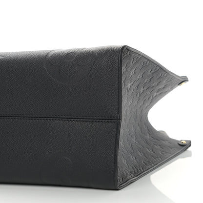Louis Vuitton Empreinte Monogram Giant Onthego GM Black 9 of 10