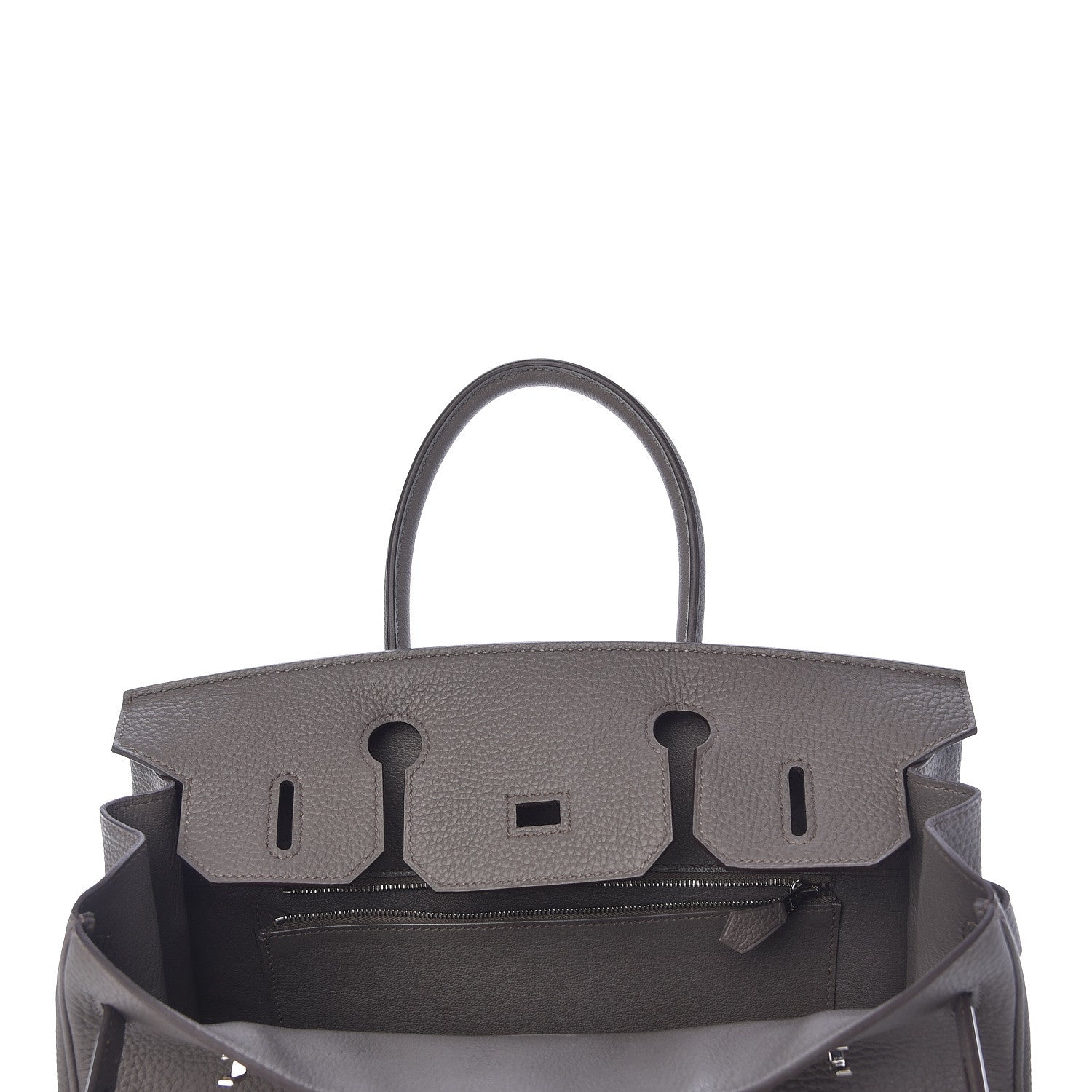 Hermes Togo Birkin 30 Etain 19 of 38
