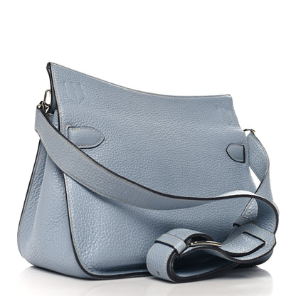 Hermes Taurillon Clemence Jypsiere 31 Bleu Lin 3 of 10