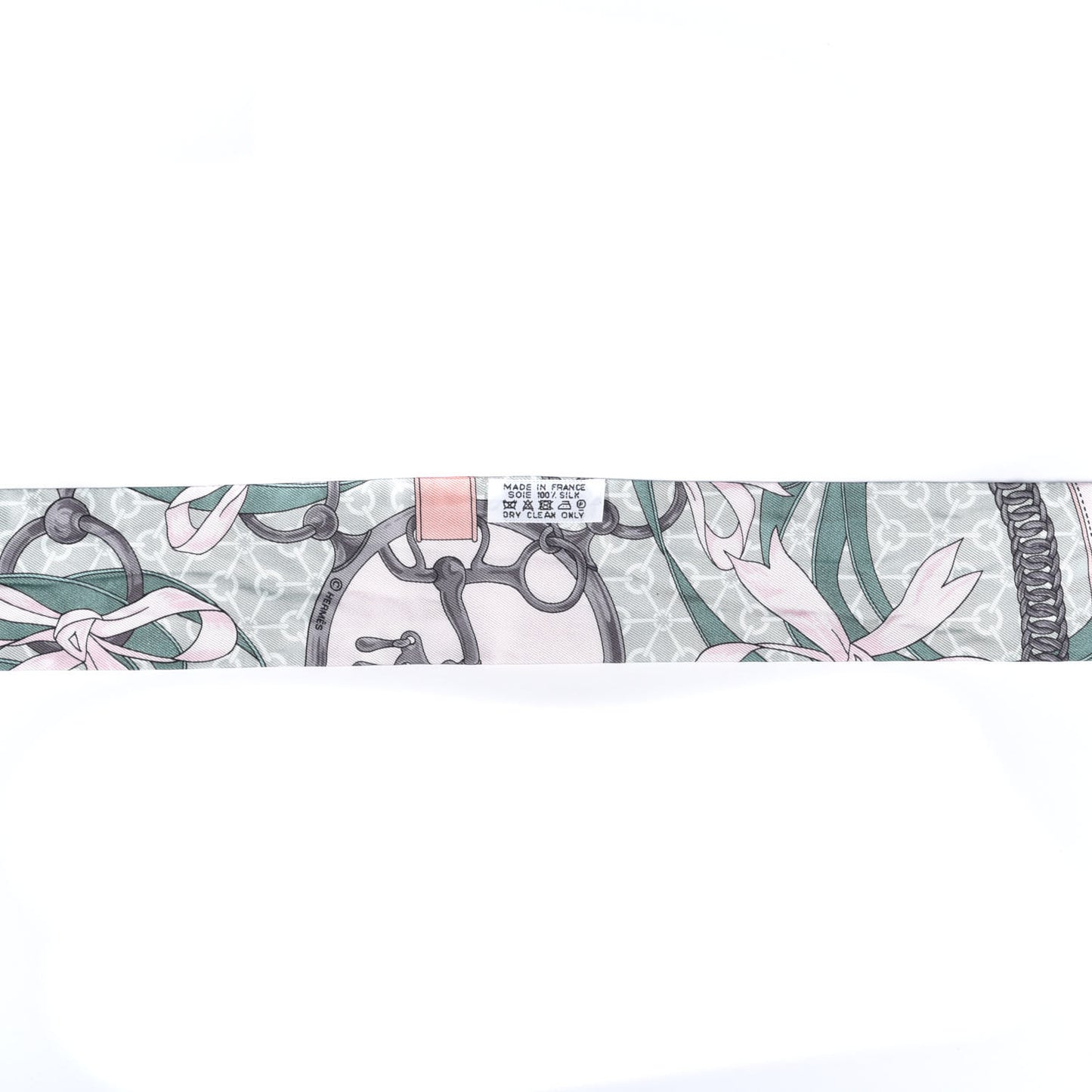 Silk La Promenade Du Matin Twilly Noir Rose Poudre Celadon